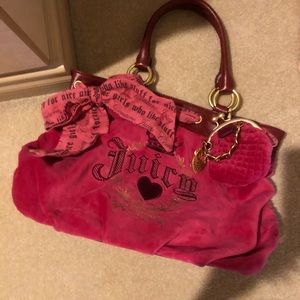 Brand new, never use juicy couture velvet bag